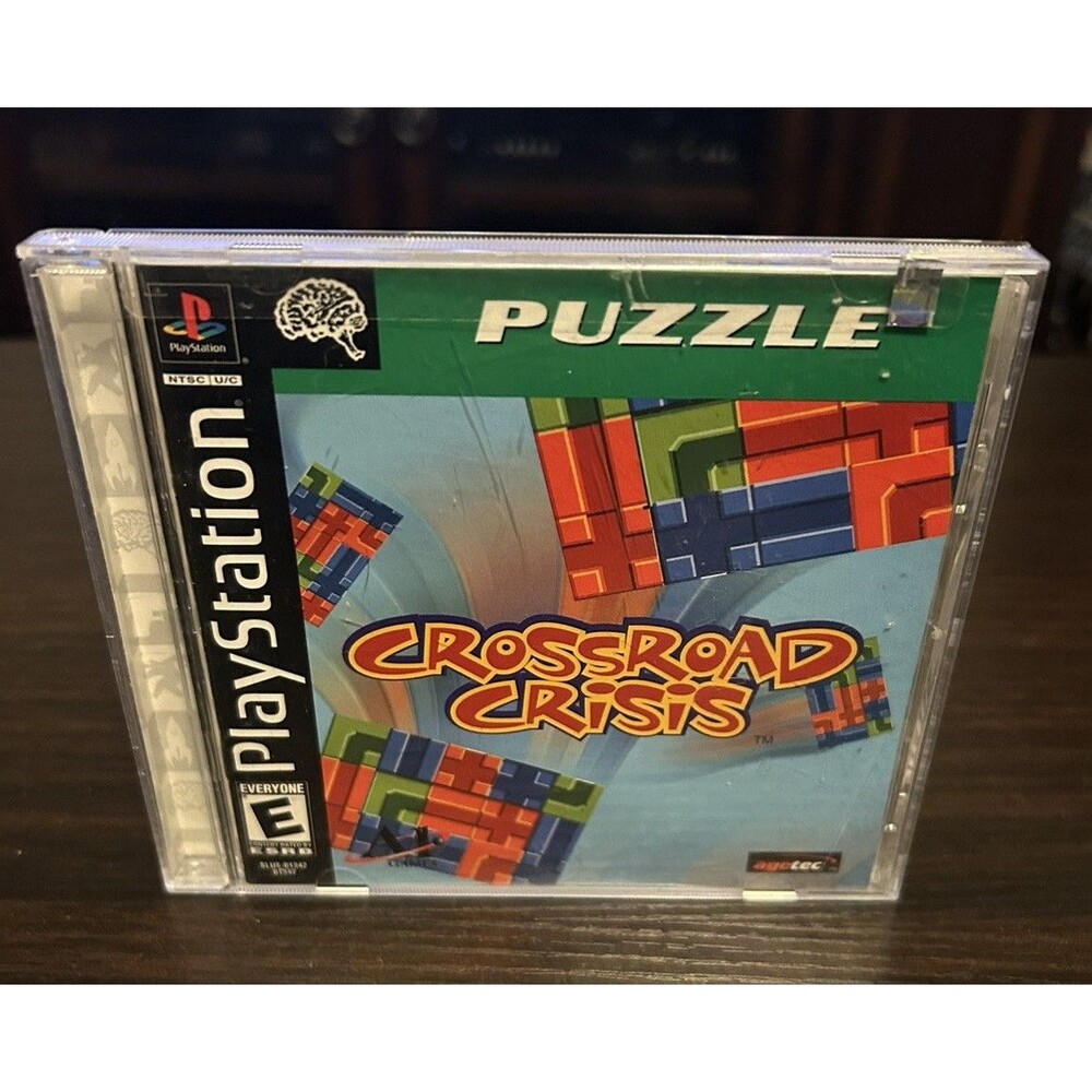 Crossroad Crisis Sony PlayStation PS1 2001 CIB Complete Video Game Case + Manual